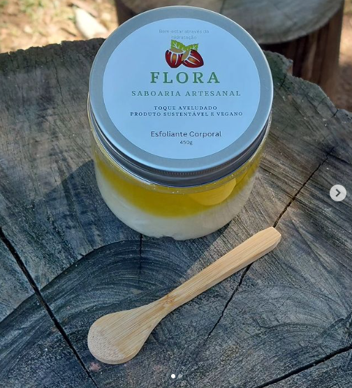 Esfoliante Corporal Artesanal Flora