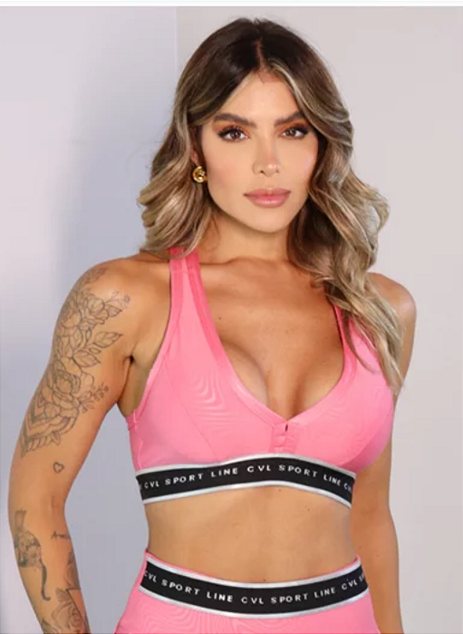 Top Diana Rosa Chiclete