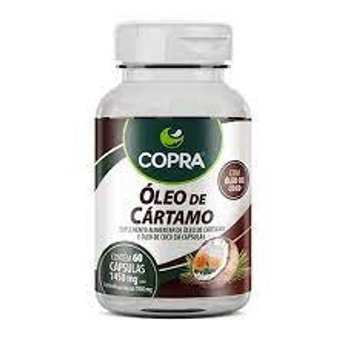 ÓLEO DE CÁRTAMO contém 60 cápsulas 1450mg