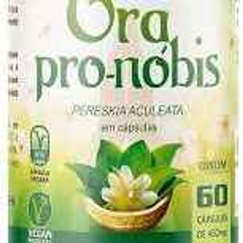 ORA PRO-NÓBIS contém 60 cápsulas 450mg