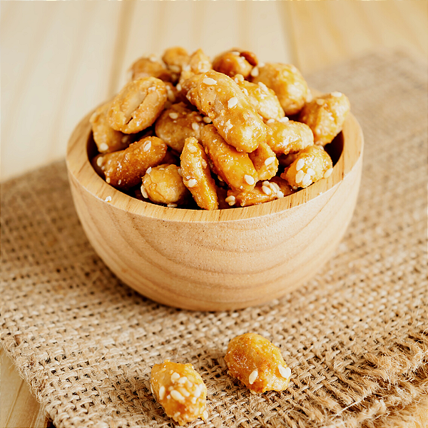 Castanha de caju Caramelizada com GERGELIM