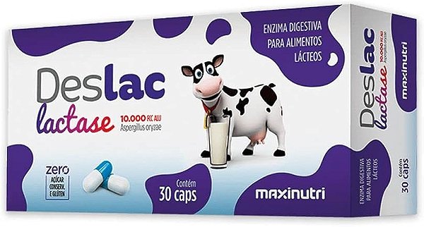 Deslac Lactase (30 caps) - MaxiNutri, MaxiNutri