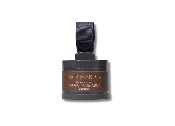 Maquiagem Capilar Castanho Escuro Hair Makeup Nádia Tambasco