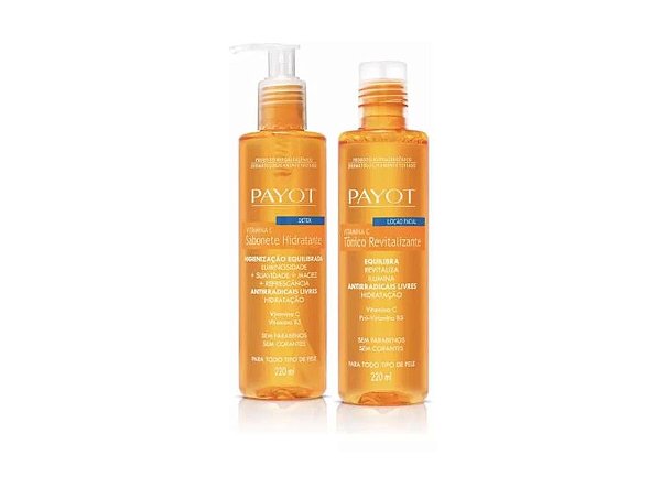 Sabonete Hidratante + Tônico Revitalizante Payot Vitamina C