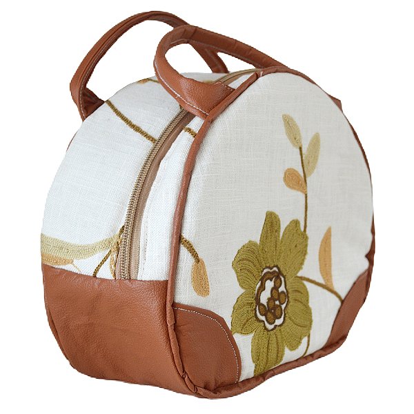 Frasqueira PERSEFONE - Linho Bordado Floral