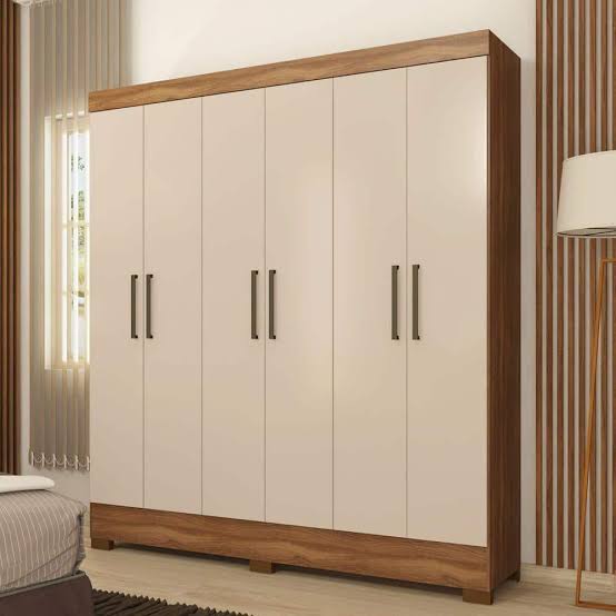 Guarda-Roupa Verso 6 Portas Amêndola Touch/Nude Prime – Praticidade, Organização e Estilo