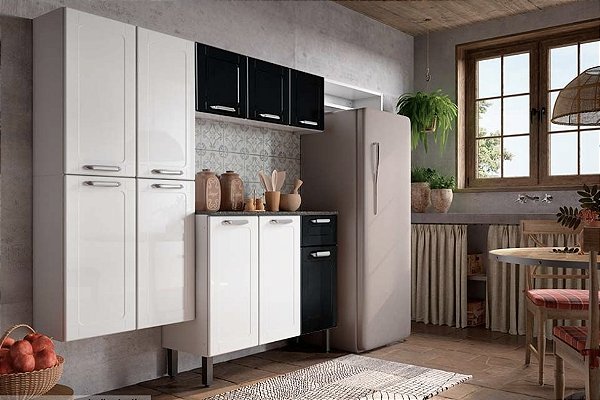 Cozinha Completa Bertolini Dona Maria 4 Peças Branco – Modernidade e Funcionalidade em um Só Lugar