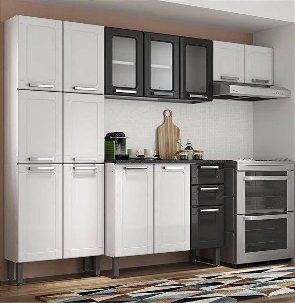 Cozinha em Aço Bertolini Múltipla – Organização, Beleza e Durabilidade!