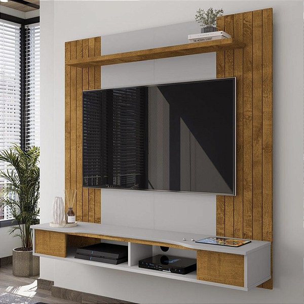 Painel para TV até 55” Ipanema c/ Bancada Suspensa – Estilo, Funcionalidade e Sofisticação!