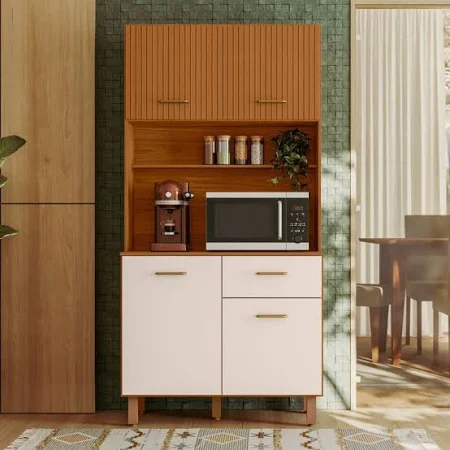 Kit Cozinha Izis 90cm – Design Compacto e Funcionalidade para Sua Cozinha!