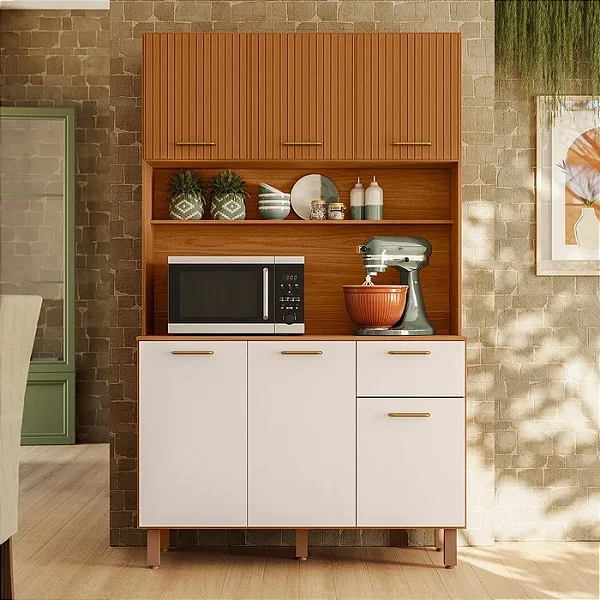 Kit Cozinha New Livia – Compacto, Elegante e Funcional!