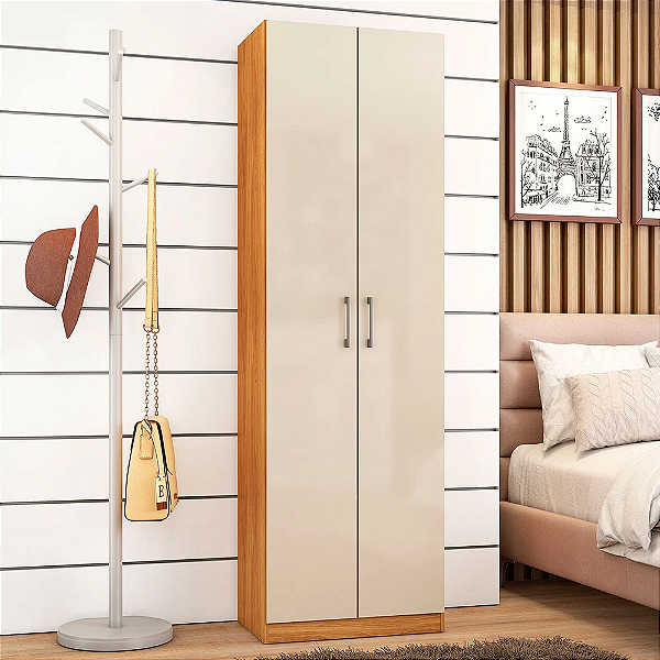 Armário Multiuso Cali 2 Portas – Branco | Fellicci