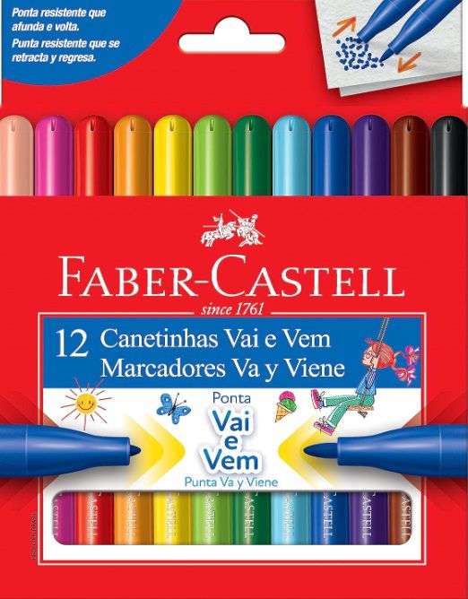 Canetinhas Vai e Vem Faber Castell - 150112VVZF