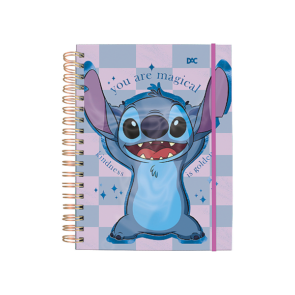 Caderno Smart Universitário Disney Stitch com 80 Folhas - DAC  4074