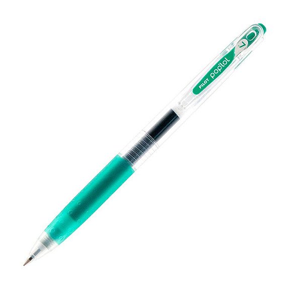 Caneta esferográfica Poplol retrátil 0.7 BLPL7 Green - Pilot