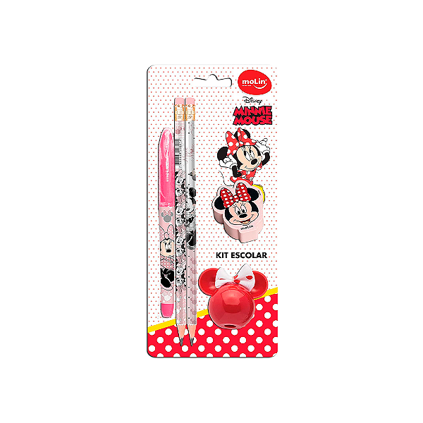 Kit Escolar Minnie Mouse - Molin - 22330