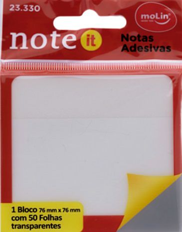 Notas Adesivas Transparentes Transparentes  - Molin - 23330