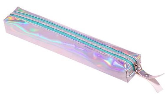 Estojo Holográfico Mini Verde Água brw ET0242