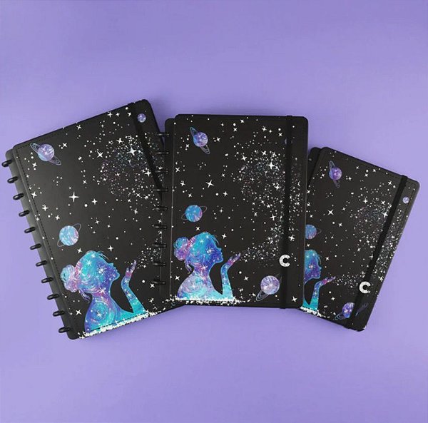 Caderno Inteligente By GoCase Poeira Das Estrelas Grande - CIGD4096