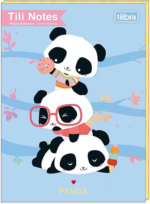 Kit Tili Notes Panda - Tilibra 345393