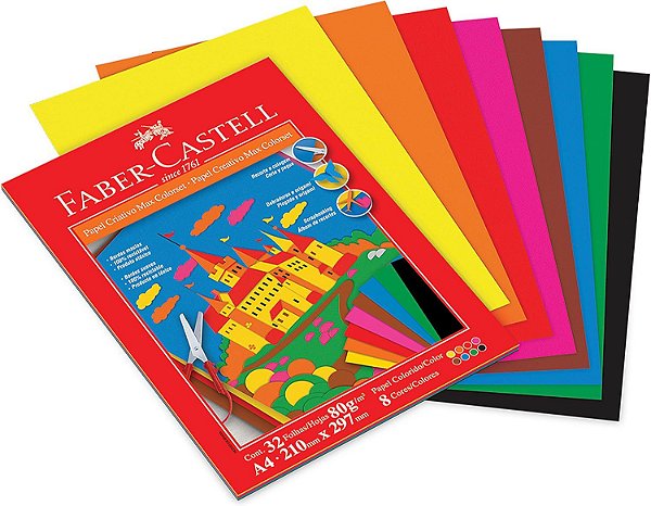 PAPEL CRIATIVO COLORSET - FABER - CASTELL BLCCOL/CA4C