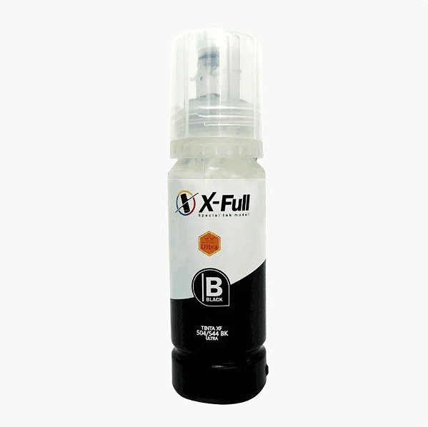 TINTA X-FULL COMPATIVEL C/ L504/544 BLACK 70ML  32151100