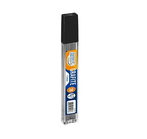 GRAFITE 2B 0.7MM 12UN - CAIXA C/ 12TUBOS   BRW - GF0702