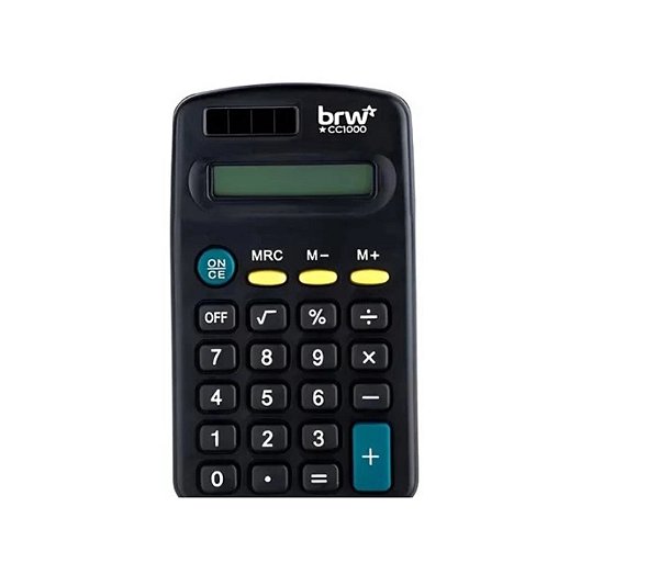 CALCULADORA ELETRONICA DE BOLSO 8 DIGITOS - BRW - CC1000