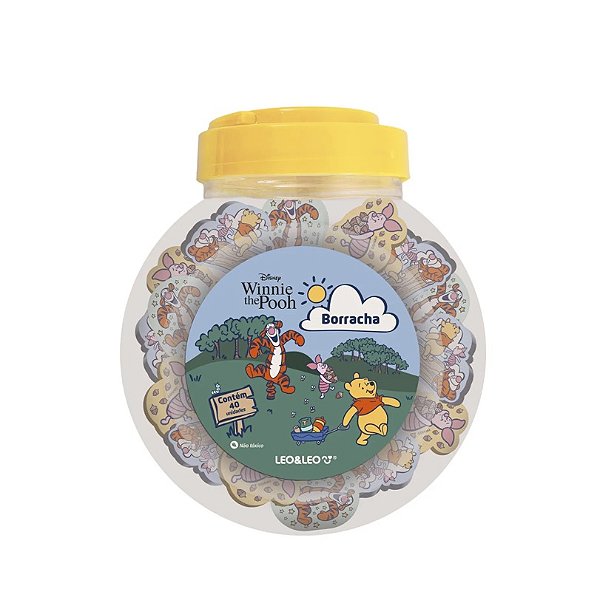 BORRACHA DECORADA URSINHO POOH LEO E LEO - 79645