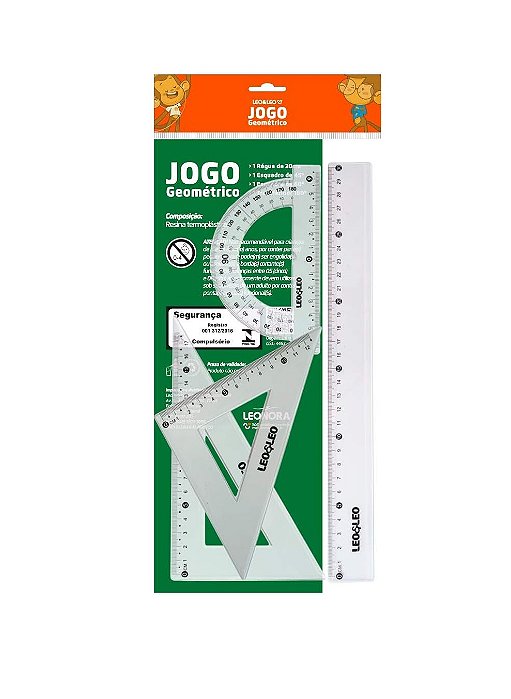 JOGO GEOMETRICO 4 PECAS LEO E LEO - 4463