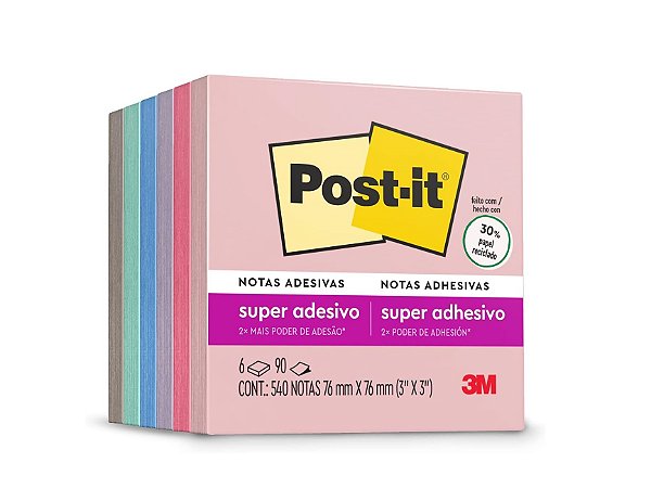 BLOCO DE ANOTACOES  540 FOLHAS POST-IT RW0038