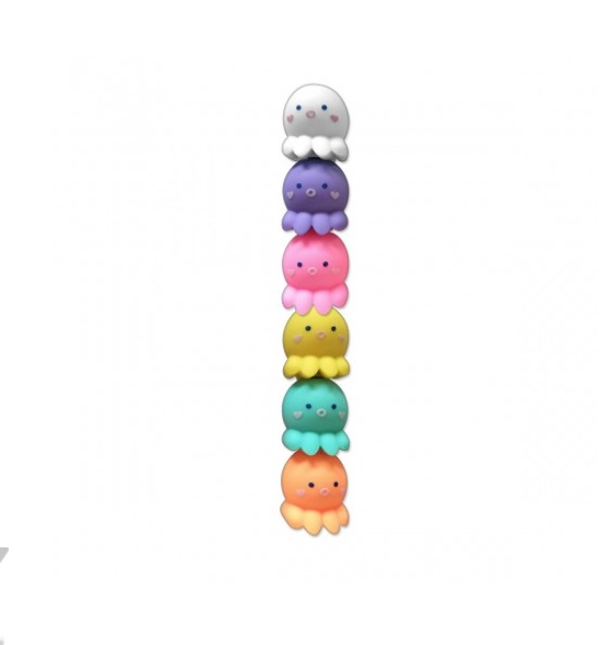 Marca texto empilhável Bubble - 5 cores tilbra 348791