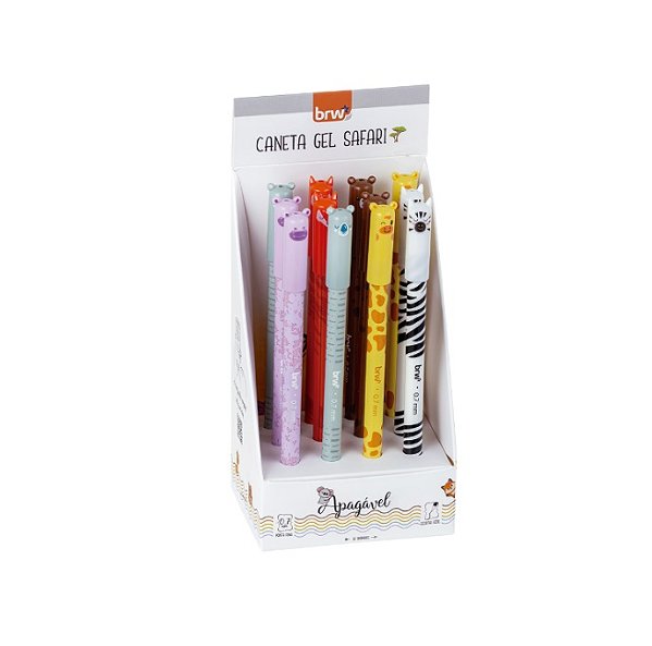 Caneta Esferográfica - BRW - Divert Gel Safari - Apagável CA0210