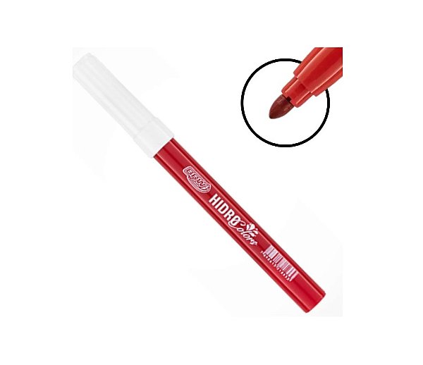 Canetinha Hidrocolor Vermelha - BRW CA8009