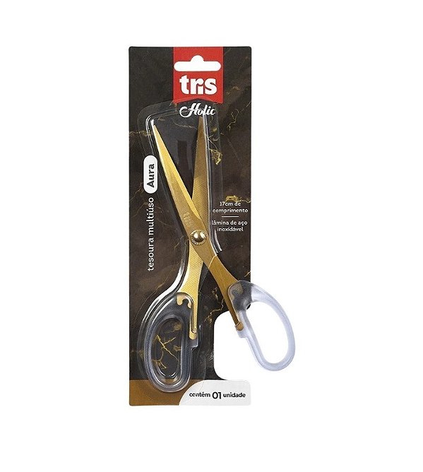 Tesoura Tris Holic Mineral Aura 17cm 901101