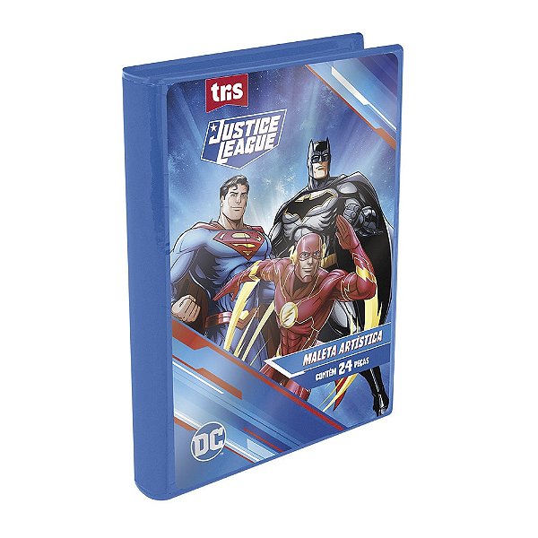 Maleta Artistica C/24 pcs – Liga da Justiça Tris 903310