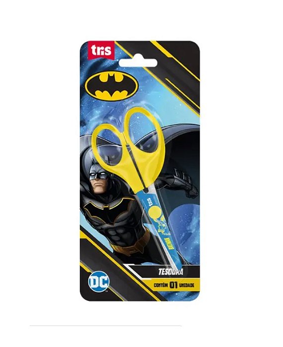 Tesoura Escolar – Lâmina Decorada 13cm Batman - Tris 604893