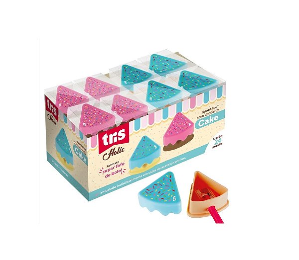 Apontador C/ Depósito Cake Holic Docinhos 905383 TRIS