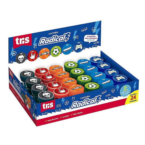 Carimbo Autotintado Radical Tris - 906953