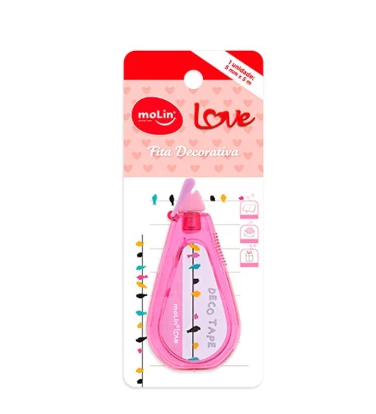FITAS DECORATIVA LOVE PASSAROS MOLIN - 23399