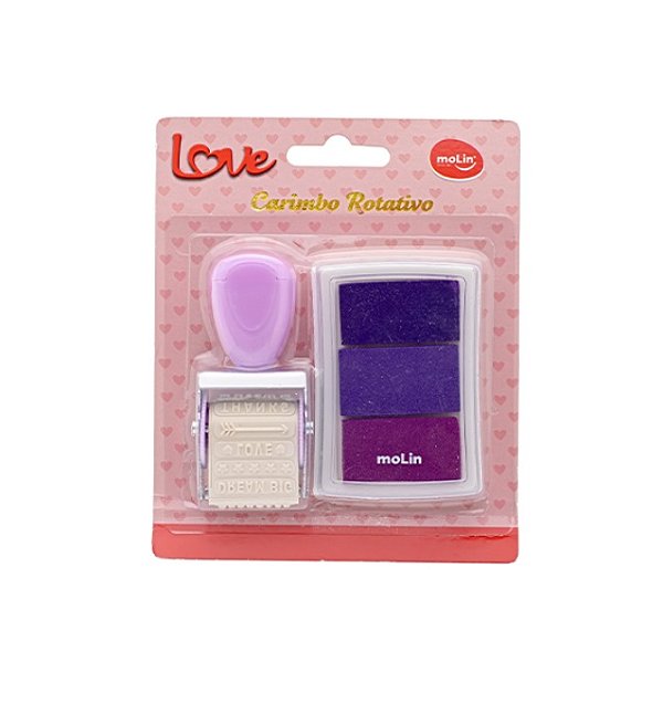 CARIMBO ROTATIVO LOVE MOLIN 23211