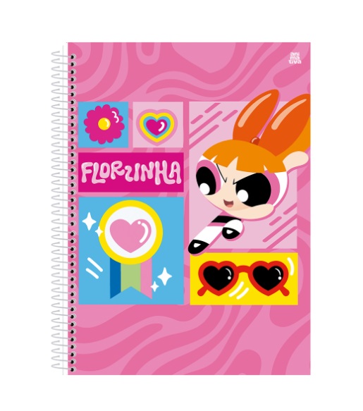 Caderno Universitário Meninas Super Poderosas Animativa 1 MATERIAS 10262