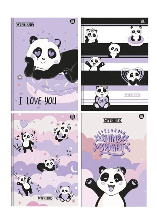 Caderno Brochura  Capa Dura, My Friend, 48 Folhas ANIMATIVA 10419