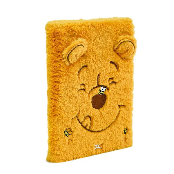 CADERNO DE ANOTAÇÕES DAC FLUFFY PELÚCIA – URSINHO POOH – DAC 4786