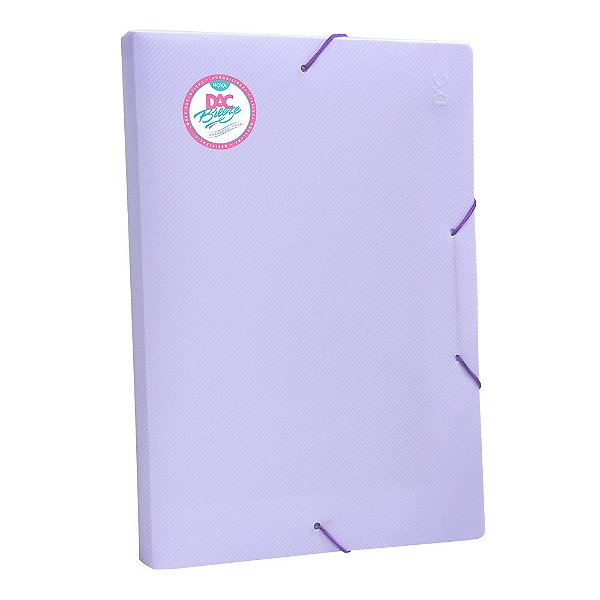 Pasta Aba Elástica Ofício Sem Lombo Lilás DAC Breeze – 801PP-LI