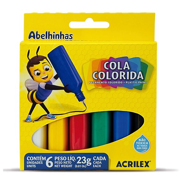 Cola Colorida 23G, Acrilex 02606