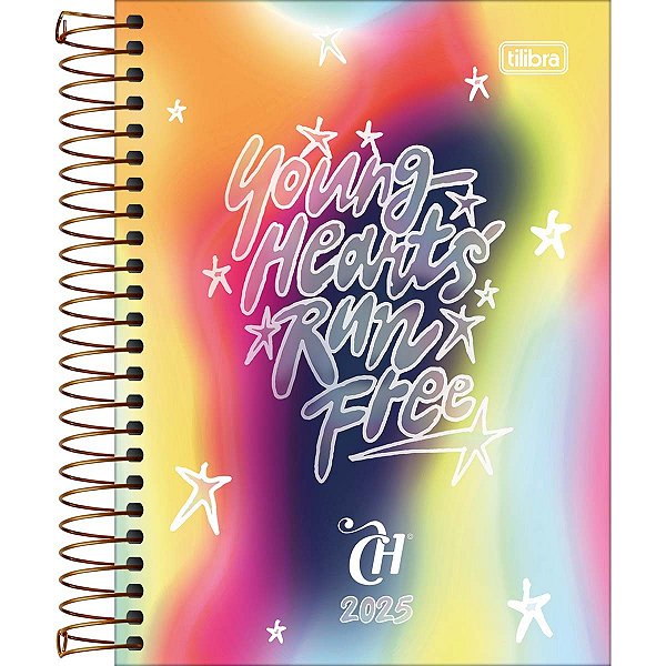 Agenda Espiral Diária  Capricho 2025 TILIBRA 354678