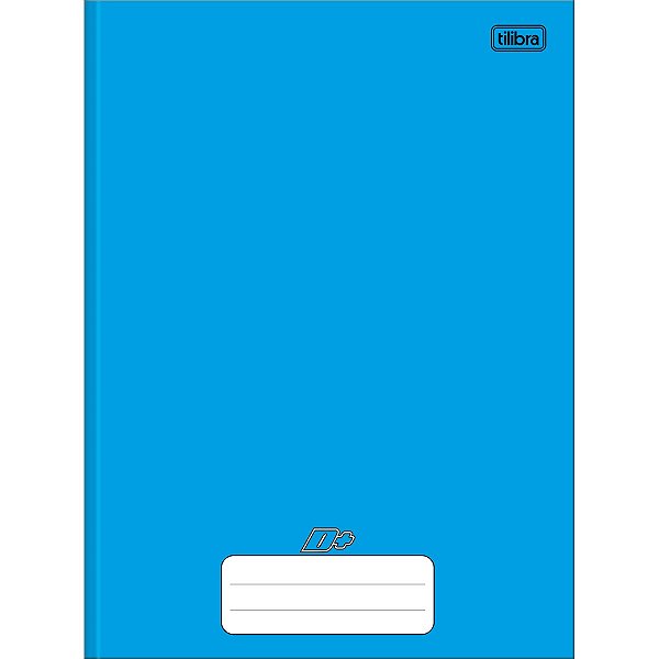 Caderno Brochura Capa Dura Universitário D+ Azul 48 Folhas TILIBRA 116742