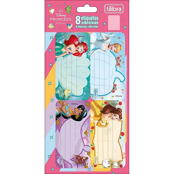 Etiqueta Escolar Adesiva Princesas TILIBRA 234567