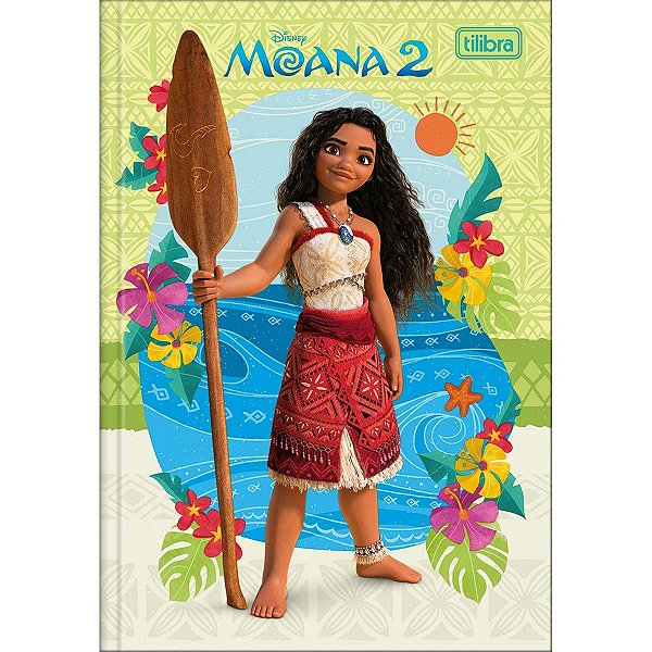 Caderno Brochura Capa Dura 1/4 Moana 80 Folhas TILIBRA 357774